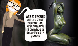 creation site internet art et bronze