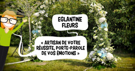 creation site internet EGLANTINE fleuriste