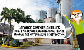 creation site internet LAFARGE ciments Antilles